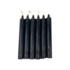 Magic Candle~Set Of 6 Black Taper Household 6" X 3/4" Candles Ritual Spell Wicca Pagan Altar