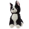 Home Decor~Cute Black and White Dog Plush Door Stop -Weighted Animal Shaped Filled Doorstop