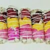 Palo Santo & Sage~3 Pack California White Sage Smudge Sticks w/ Rose Petals 4" Negativity Removal