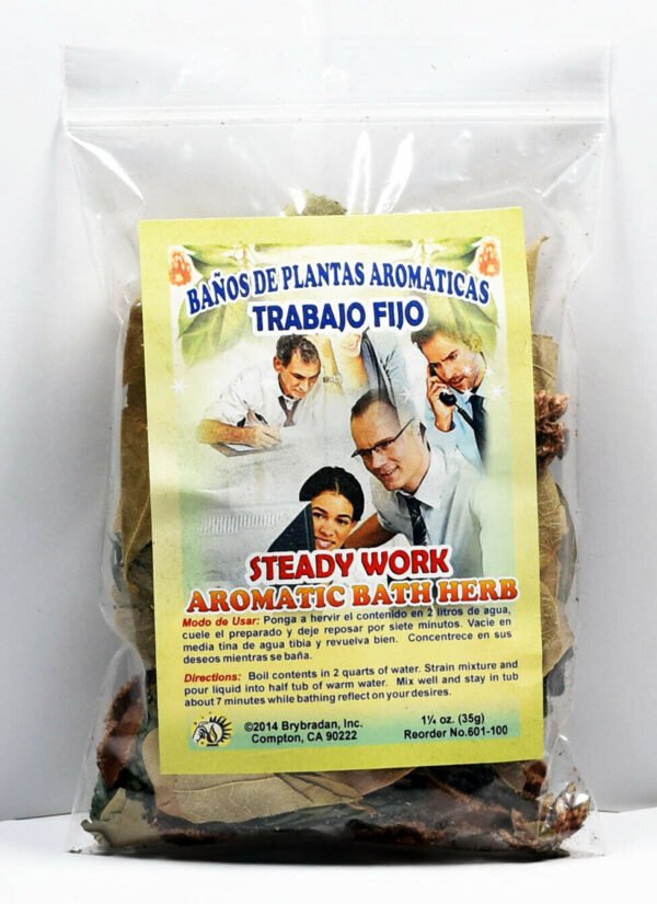 【Bath Herb】Spiritual Aromatic Bath Herb STEADY WORK TRABAJO FIJO Bano de Hierbas 1oz