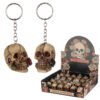 Collectable design~Skulls & Roses Skull Keyring Gothic
