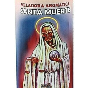 CANDLE COCKTAIL AROMATIC HOLY DEATH WHITE-SANTA MUERTE BLANCO