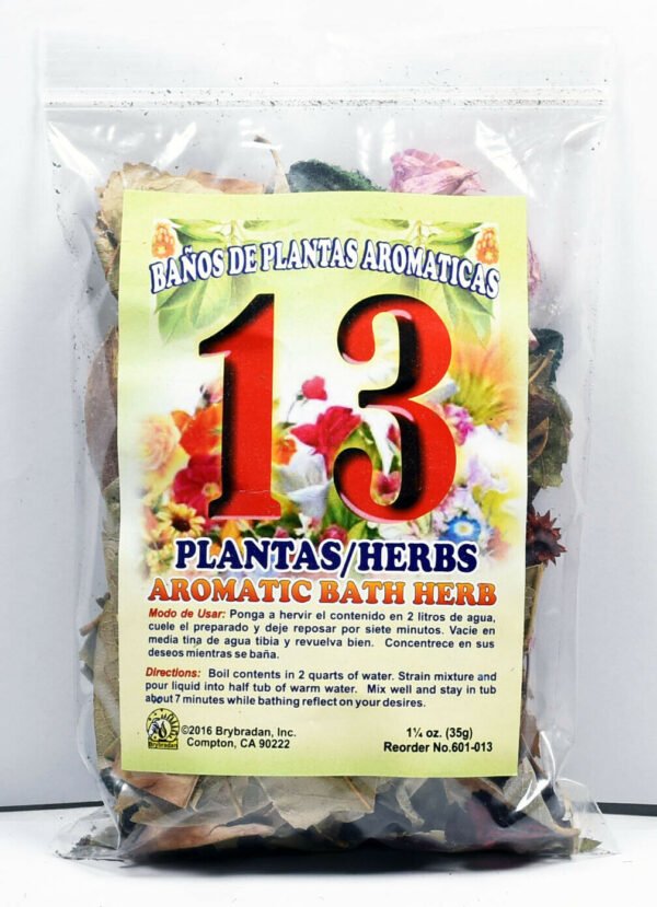 【Bath Herb】Spiritual Aromatic Bath Herb 13 HERBS 13 PLANTAS Bano de Hierbas 1oz