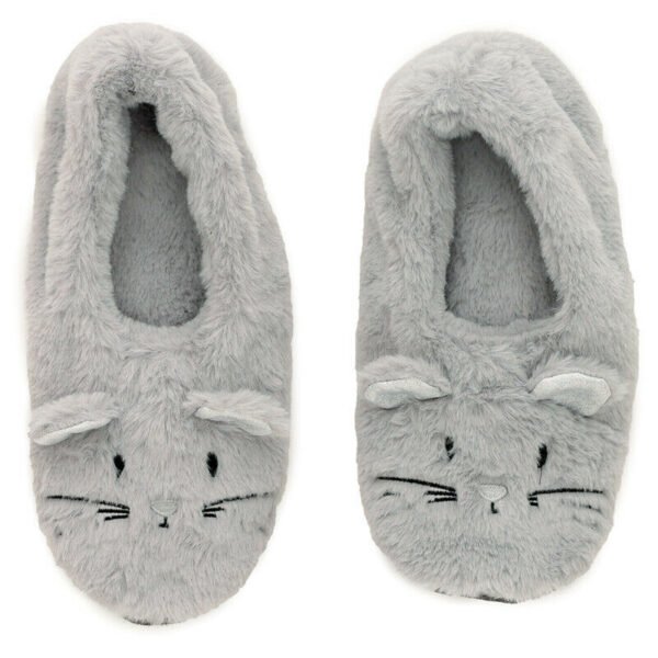 Collectable Design~Mouse Plush Toesties Heat Pack Warmer Slippers (Unisex One Size)