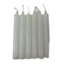 Magic Candle~Set Of 6 White Taper Household 6" X 3/4" Candles Ritual Spell Wicca Pagan Altar