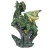 Home Decor~Rock Crystal Enchanted Nightmare Dragon Figurine