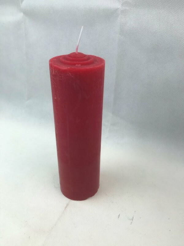 Magic Candle~Red 7 Day Pullout Unscented Refill Candle (No Glass) Magic Spell Pagan Wicca
