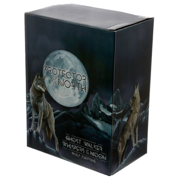 Home Decor~Wolf Figurine Protector of The North Whispers of The Moon Ornament