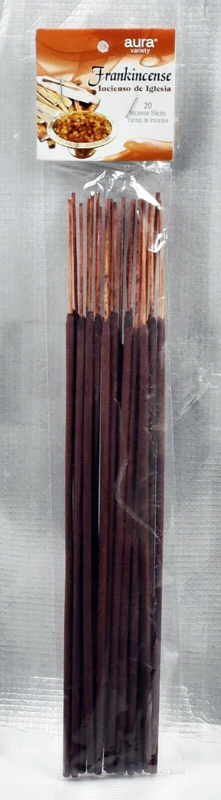【Incense】FRANKINCENSE INCIENSO DE IGLESIA - AURA VARIETY INCENSE STICKS (20 pk.)