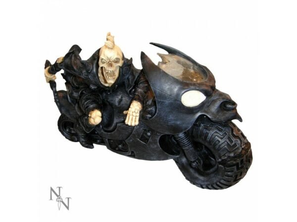 Magicun Giftware~Skeleton on Motorbike Dragon Hell Rider Biker Ornament Figurine