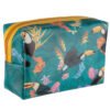 Collectable Design~Tropical Toucan Design Handy PVC Make Up Toiletry Wash Bag