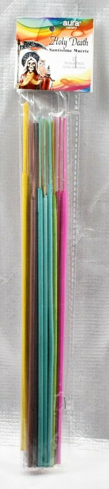 【Incense】HOLY DEATH SANTISIMA MUERTE - AURA VARIETY INCENSE STICKS (21 pk.)