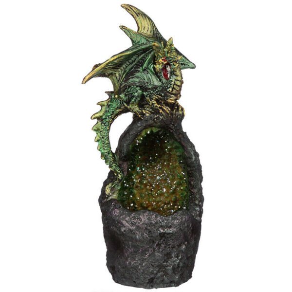 Collectable design~Crystal Cavern LED Dark Legends Dragon Figurine Ornament