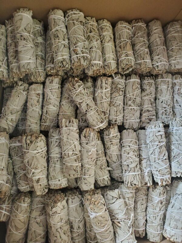 Palo Santo & Sage~Lot 100 White Sage Smudge Stick Wands 4" - 5" House Cleansing Negativity Removal