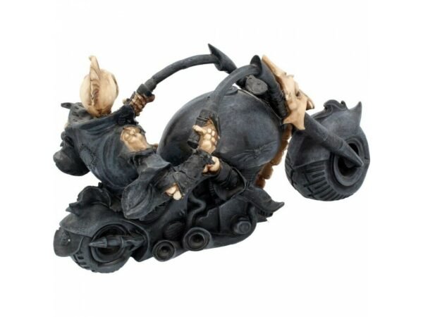 Magicun Giftware~Nemesis Hell Rider Skeleton on Motorbike Figurine 30cm Gothic Punk Rock Gift