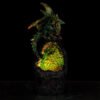 Collectable design~Crystal Cavern LED Dark Legends Dragon Figurine Ornament