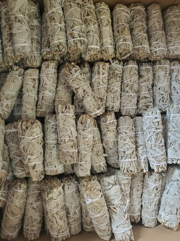 Palo Santo & Sage~Lot 100 White Sage Smudge Stick Wands 4" - 5" House Cleansing Negativity Removal