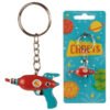 Collectable design~Novelty Collectable Space Gun Space Cadets Keyring Split Ring and Chain