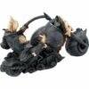 Magicun Giftware~Nemesis Hell Rider Skelett Auf Motorrad Figur 30cm Gothic Punk Rock Geschenk