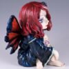 Fairy Collection~Cosplay Kids D.O.D. Gothic Fairy With Tattoos and Skull In Hair 4" Polystone New