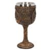 Magicun Giftware~Norse God Thor Odin Loki Valkyrie Goblet Collection Bronzed Gift Wine Cup