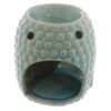 Home Fragrance~Ceramic Crackled Glaze Buddha Head Oil Wax Melt Burner Decoration Fragrance Home