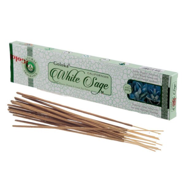 Home Fragrance~Goloka Incense Sticks- Californian White Sage 12 boxes (144 sticks)