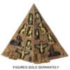 Home Decor~Novelty Egyptian Pyramid World Figures Display Stand