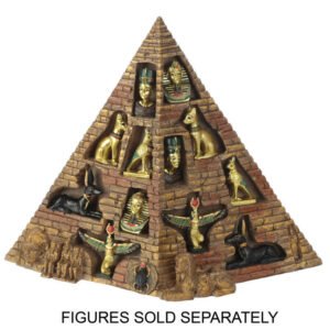 Home Decor~Novelty Egyptian Pyramid World Figures Display Stand