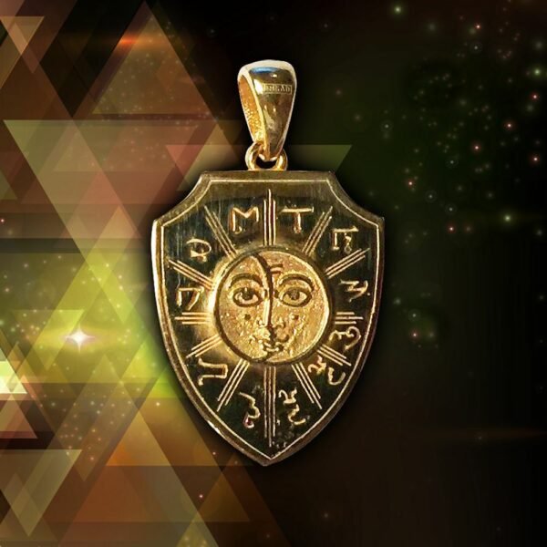 Magic Talisman~Sun and Moon or Amulet of Protection relations Gold plated