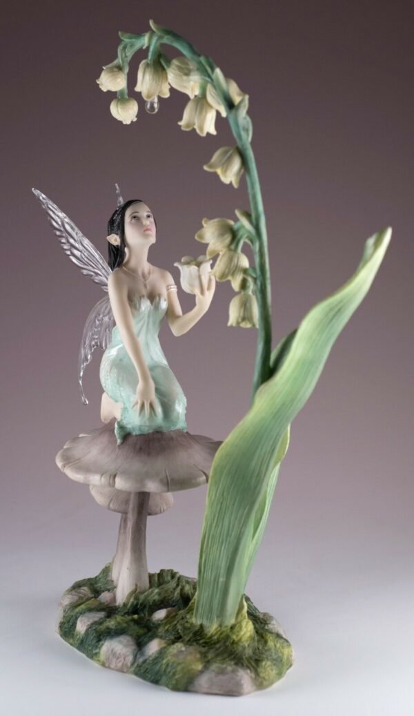 Fairy Collection~Lily Of The Valley Fairy Collecting Nectar Figurine By Rachel Anderson 11" New