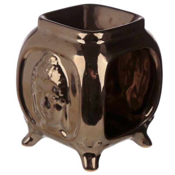 Home Fragrance~Embossed Buddha Ceramic Oil Burner
