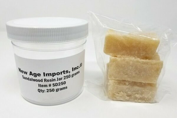 Home Fragrances ~NEW Sandalwood Resin 250 grams Jar Resin Incense Sandal