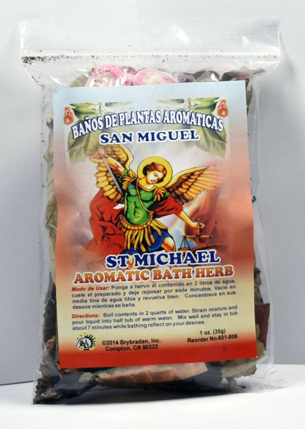 【Bath Herb】Spiritual Aromatic Bath Herb ST MICHAEL SAN MIGUEL ARCANGEL Bano de Hierbas 1oz
