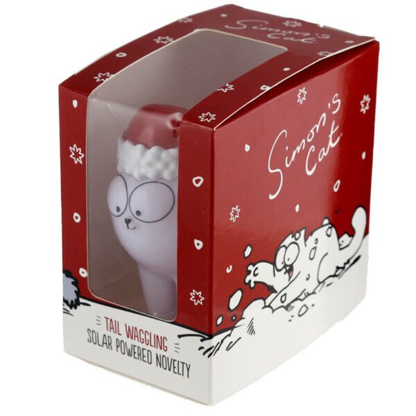 Home Decor~Collectable Licensed Solar Powered Pal - Christmas Simon's Cat.