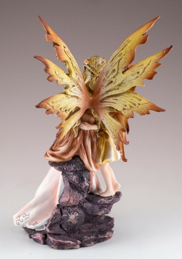 Fairy Collection~Peach Fairy With Fairy Child Figurine 9.25" High New In Box!