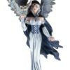 Fairy Collection~Blue Fairy With Feather Wings With Owl Figurine Statue 11.25" High New