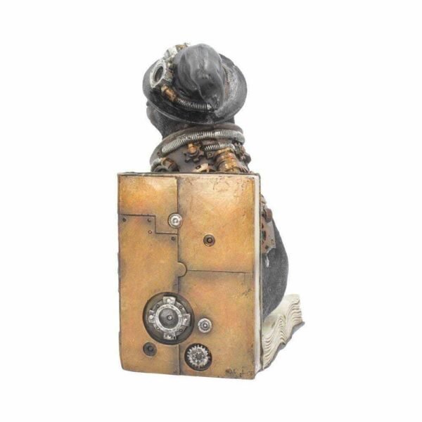 Magicun Giftware~Purring Pioneer Steampunk Katze Figur Bücherstütze Dekor Geschenk