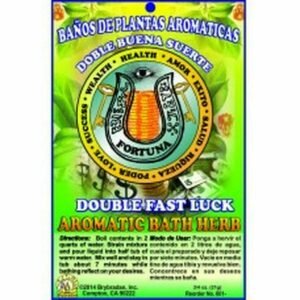 【Bath Herb】Spiritual Aromatic Bath Herb DOUBLE FAST LUCK DOBLE BUENA SUERT Bano Hierbas 1oz