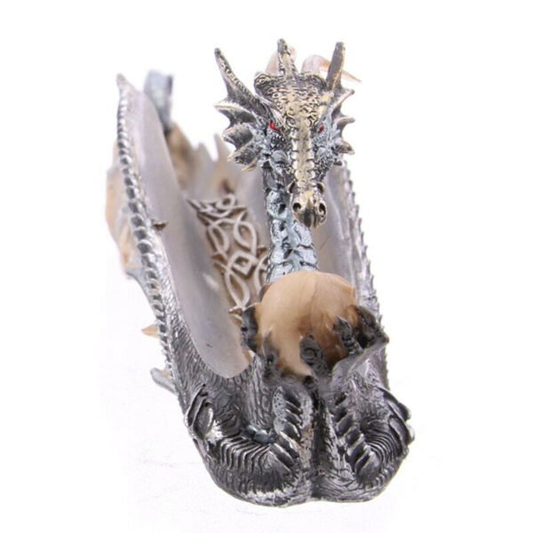 Home Fragrance~Shimmering Celtic Fantasy Dragon Incense Burner Ashcatcher Ornament