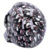 Magicun Giftware~Nemesis Gothic Romantik Rose Leopard Bloodshot Ösen Druck Totenkopf Figur Deko