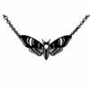 DEATH'S HEAD MOTH Earrings and Necklace Costume Jewellery Sold Separately or Set