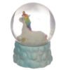 Collectable design~1 x Collectable Rainbow Unicorn Snow Globe Ornament Glitter Shaker Ornament Gift