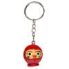 Collectable design~Novelty Collectable Luck red Japanese Daruma Doll Keyring