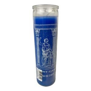 Magic Candle~Court Case Blue 7 Day Candle Cause De Corte Ritual Spell