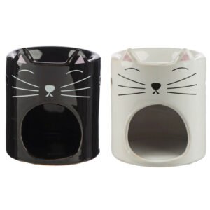 Home Fragrance~Ceramic Feline Fine Cat Oil Burner Essential Home Fragrance