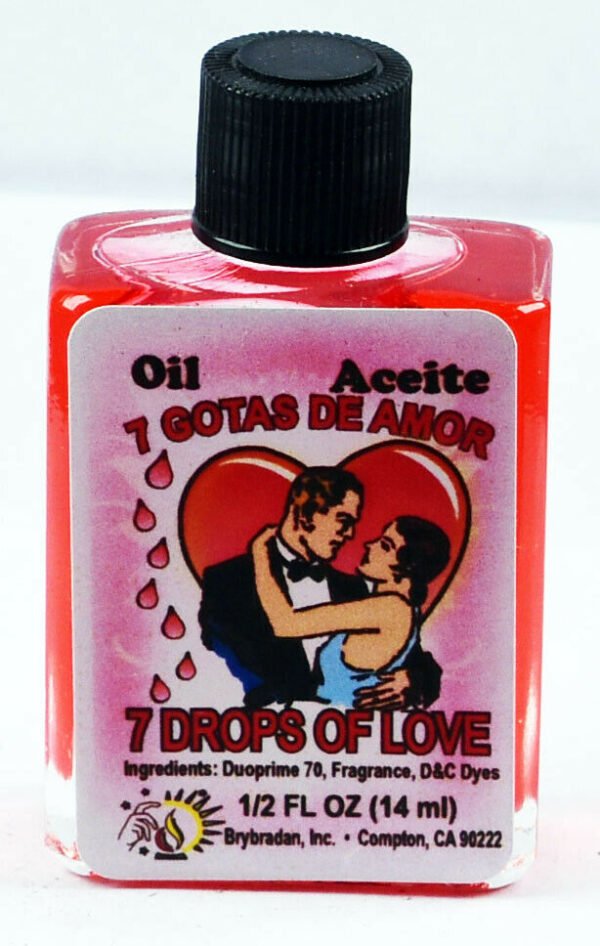 【Magic Oil】BRYBRADAN 7 Drops of Love Oil / 7 Gotas de Amor Aceite - ½ FL.OZ. (14.7 ML)