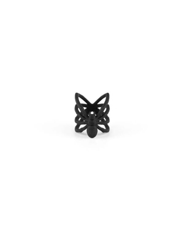 Rogue Wolf - Spiderhug Midi Ring in Black