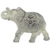Home Decor~Decorative Thai Brushed White Small Elephant