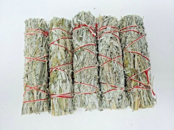 Palo Santo & Sage~10 Black Sage (Mugwort) Smudge Sticks / Wands 4 - 5 " Negativity Removal